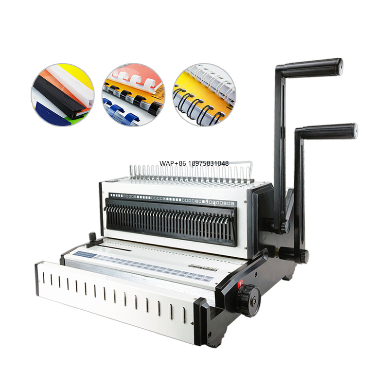 Binding Machine Comb - 3 in 1製本機、ワイヤーOとコーム製本機