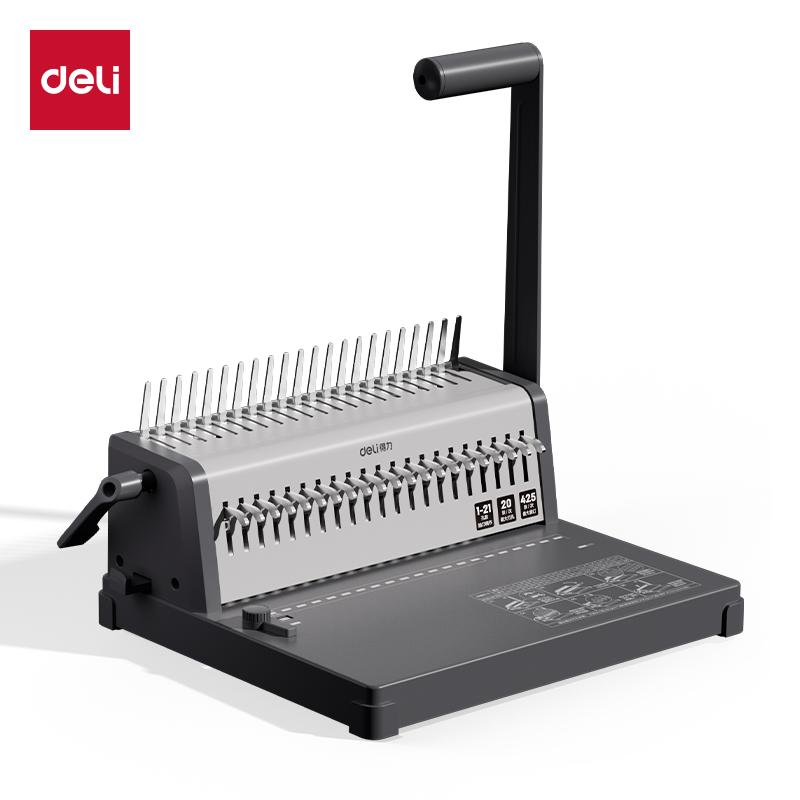 Binding Machine Comb - デリ 3870/3871/3872S/3873S ヘビーデューティーコームバインディングマシン 省力化 多穴プラスチックコームバインディング オフィス用
