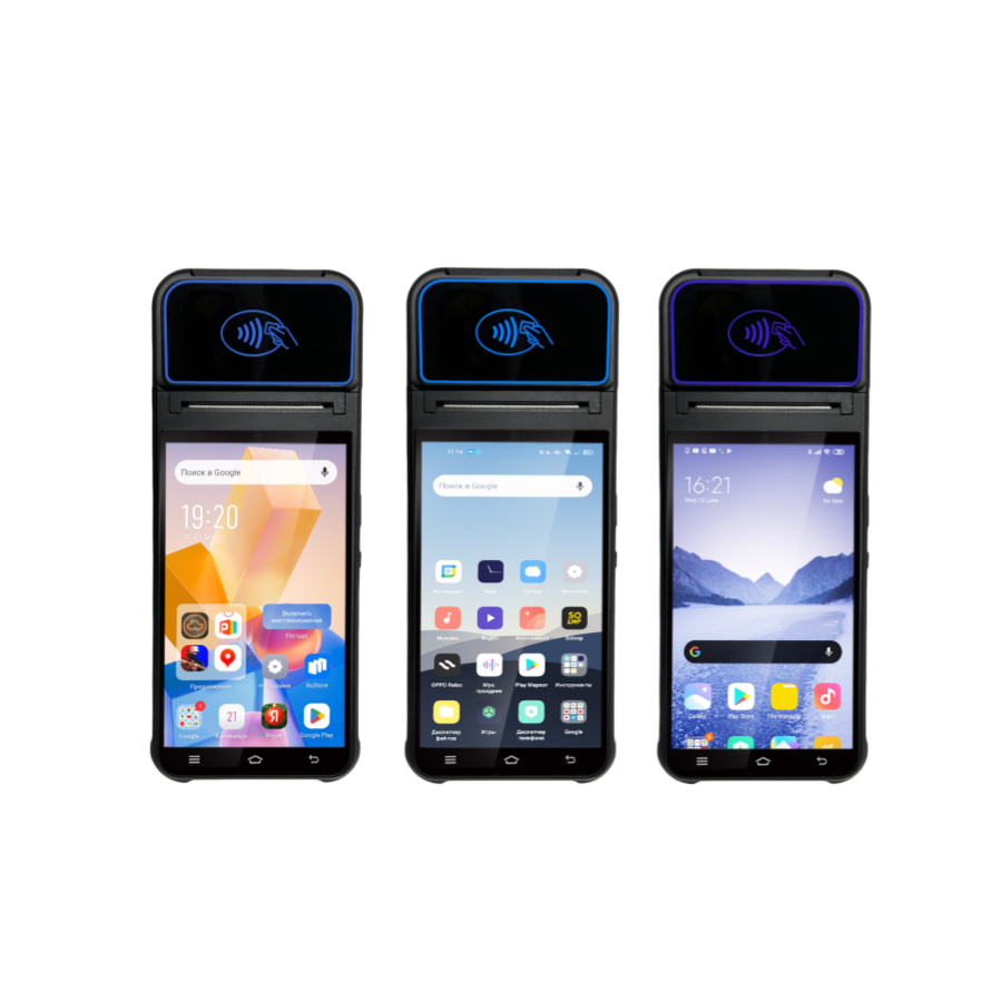 Pos Terminal Android - 5.5インチAndroid 14搭載ハンドヘルドPOS端末、2D QRコードスキャナー、NFC、Bluetooth、4G、WiFi機能付き、レストラン物流管理用