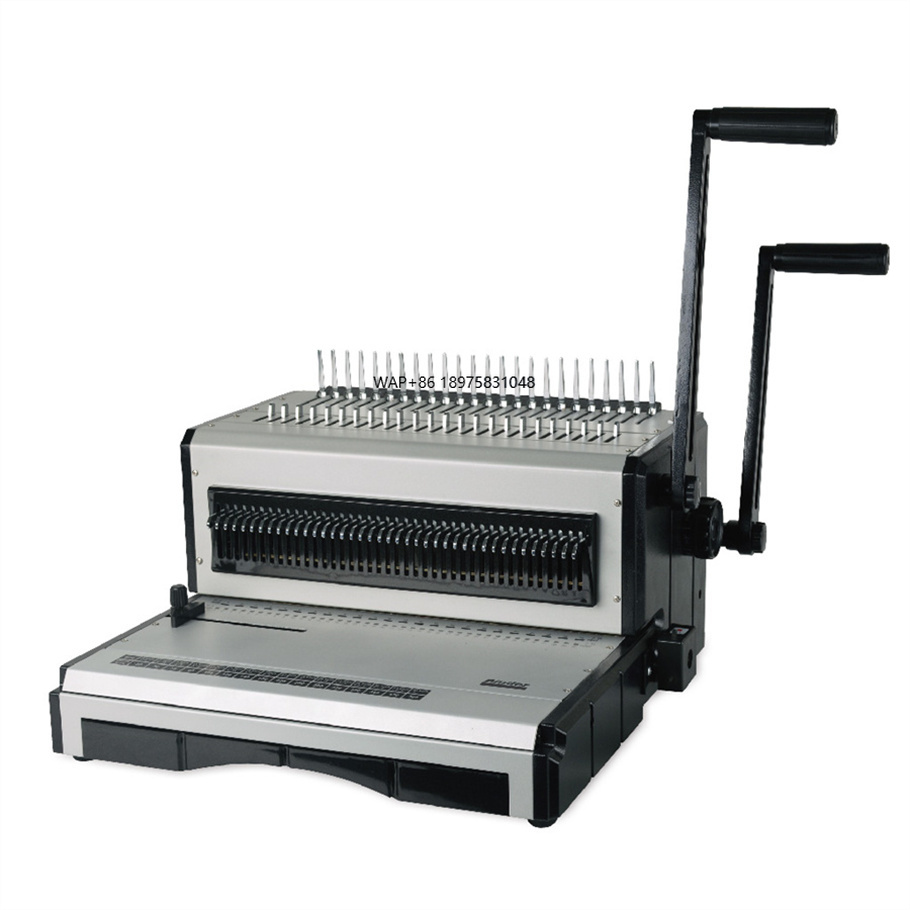 Binding Machine Comb - SG-ST2960 コーム＆ワイヤー製本機 デスクトップ手動穴あけバインダー 中国製