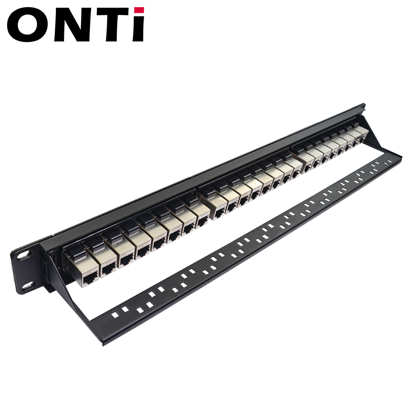 Onti 19in 1uラック24ポートCat6シールドパッ - Patch Panel Cat6 のレビューと価格