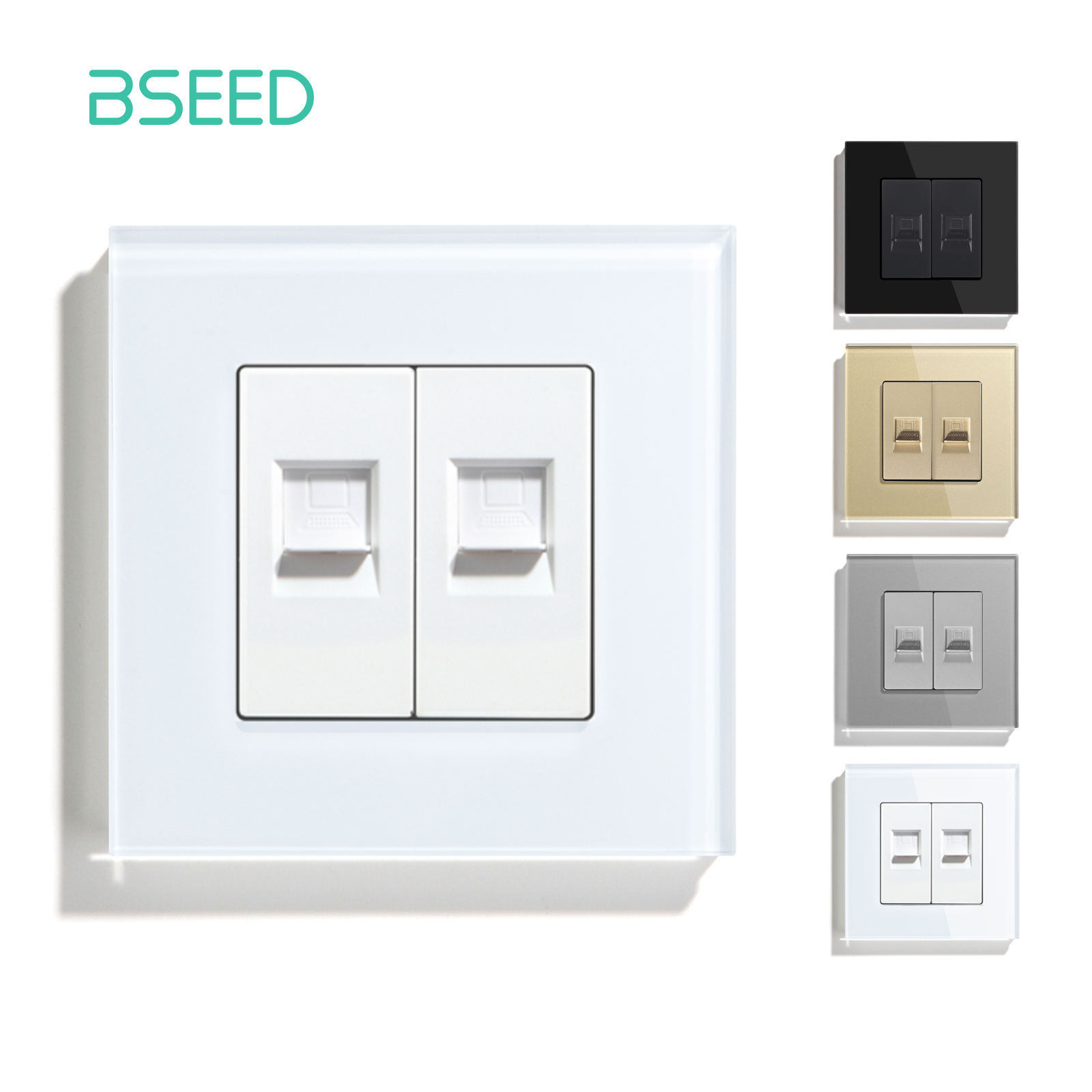 BSEED ダブル CAT5 ネットワークデータソケットイン - Patch Panel Cat6 のレビューと価格