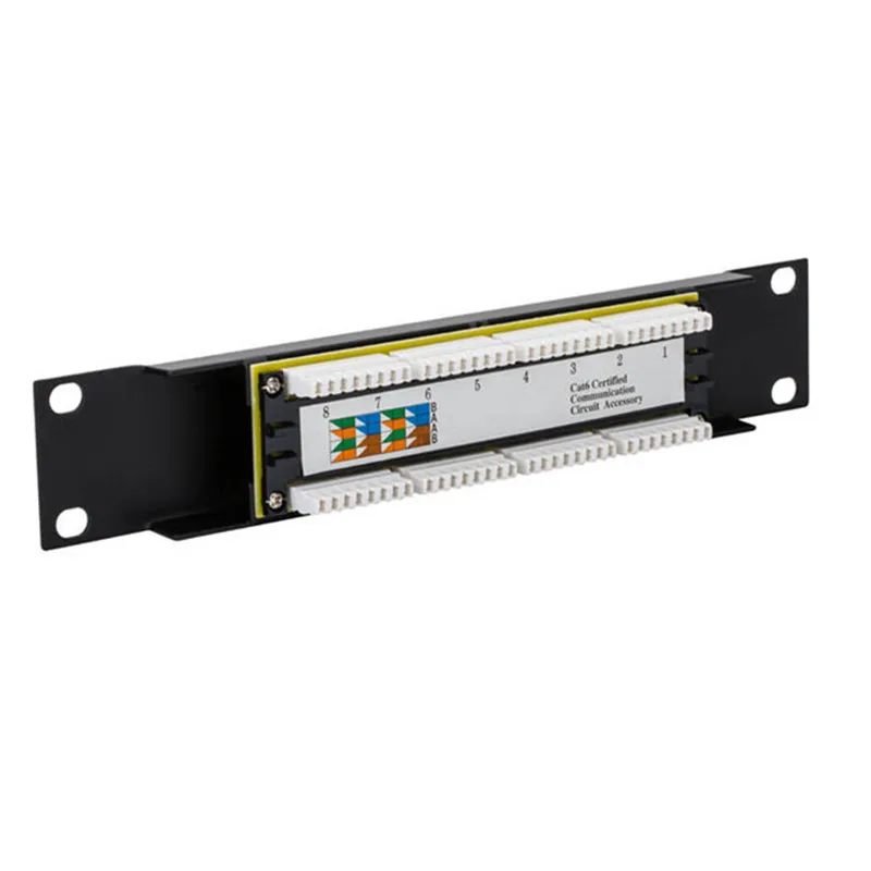 ネットワークアダプター8ポートcat6パッチパネル10インチ - Patch Panel Cat6 のレビューと価格