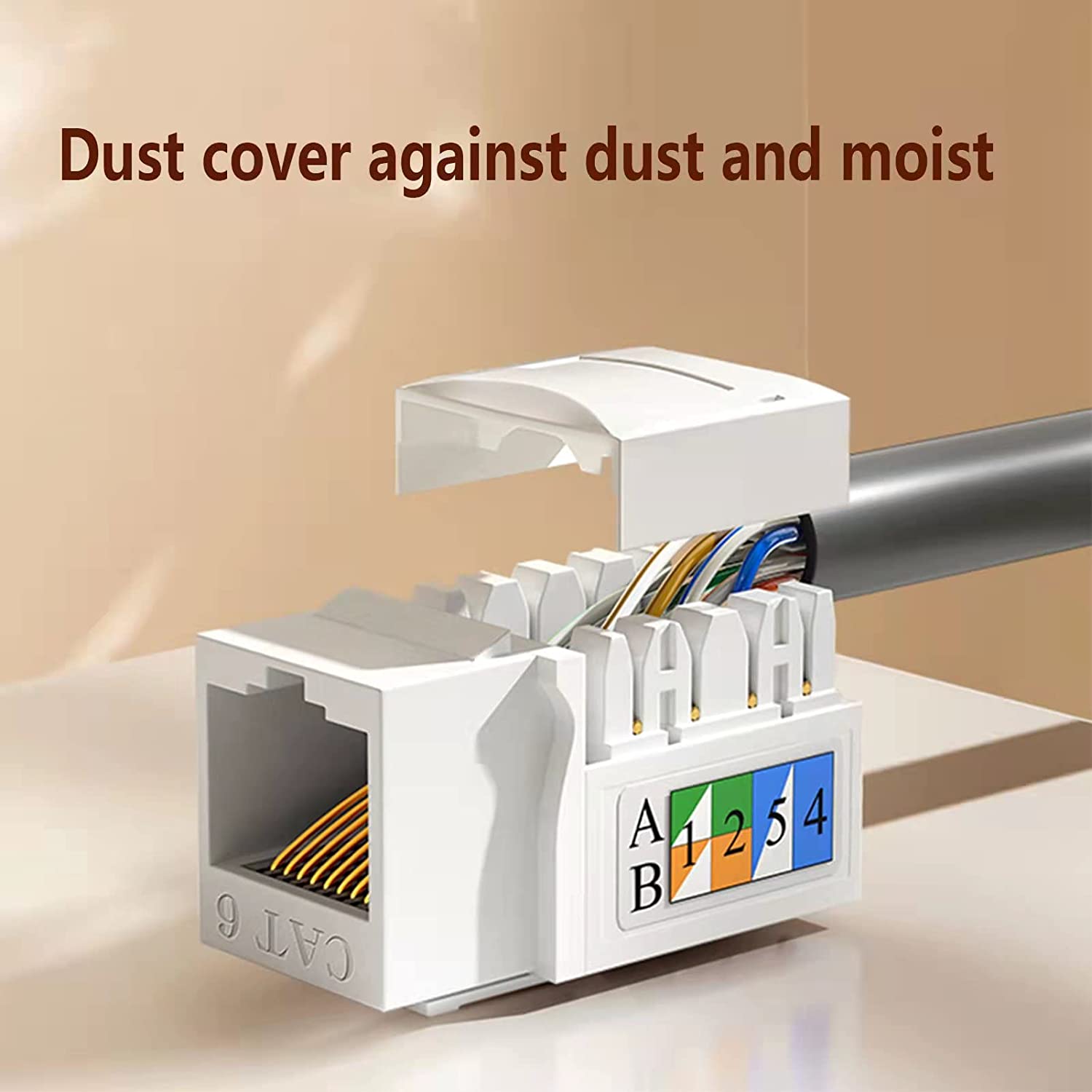 ZoeRax CAT6 CAT5E RJ45 キーストーンジ - Patch Panel Cat6 のレビューと価格