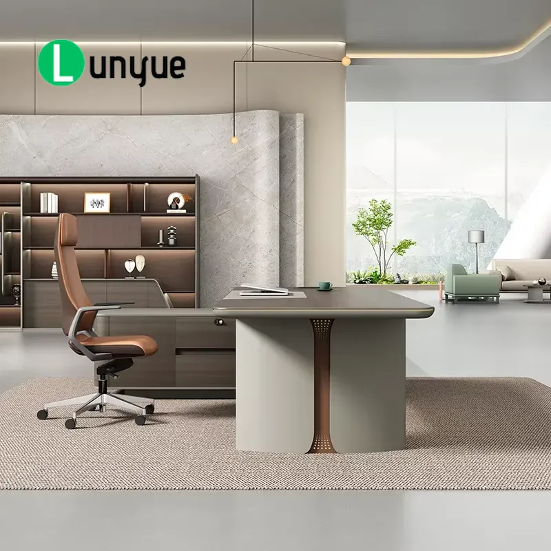 高級モダンL字型エグゼクティブデスク、CEO・マネージャー向 - Office Tech And Management のレビューと価格