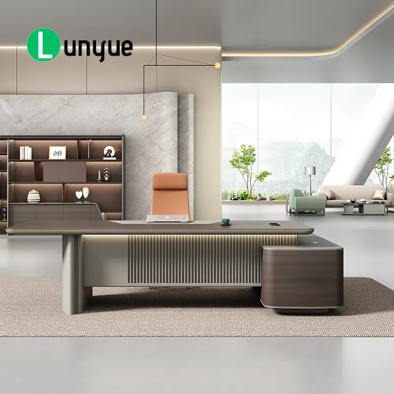 高級モダンL字型エグゼクティブデスク、CEO・マネージャー向 - Office Tech And Management のレビューと価格