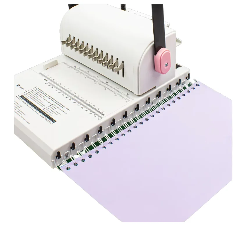 手動式製本機 子供とオフィス向け 12穴 ナイフ刃穿孔機 D - Binding Machine Comb のレビューと価格