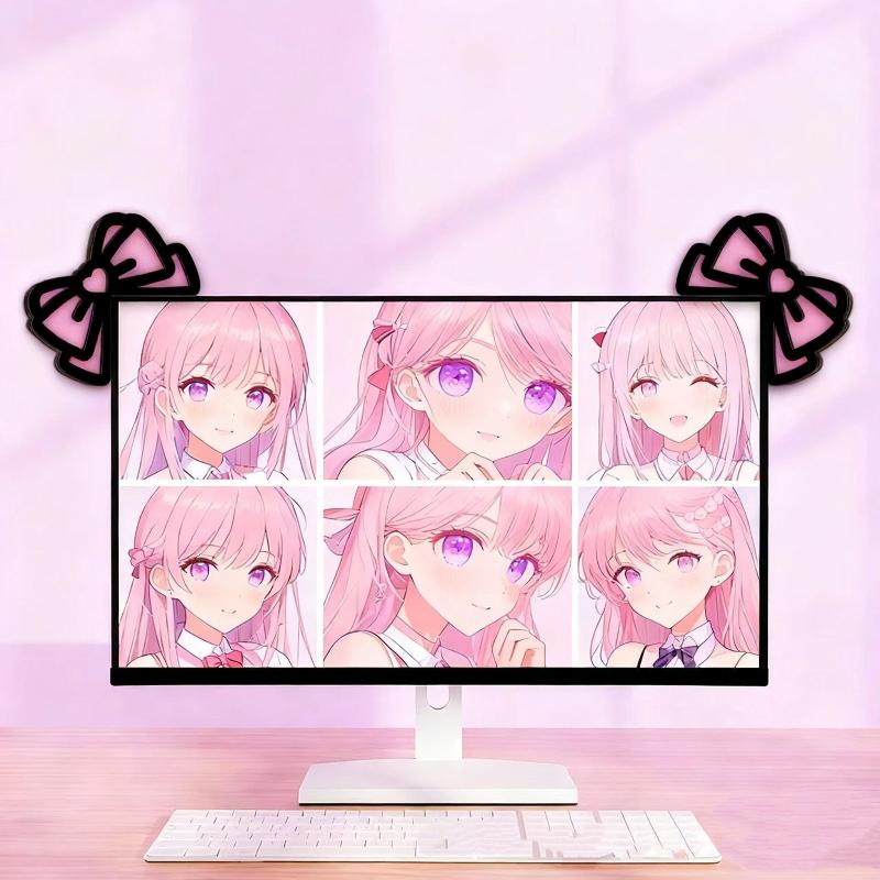 新しい 1/2 個木製ちょう結び PC アクセサリーかわいい - Office Technology のレビューと価格