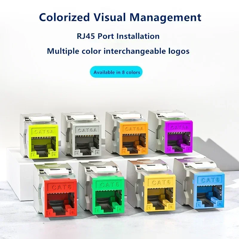 CAT6A Cat6 6 6A RJ45 コネクタ 6 個メ - Patch Panel Cat6 のレビューと価格