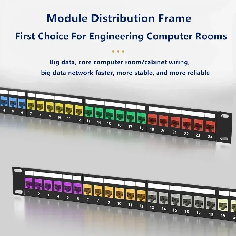 CAT6A Cat6 6 6A RJ45 コネクタ 6 個メ - Patch Panel Cat6 のレビューと価格