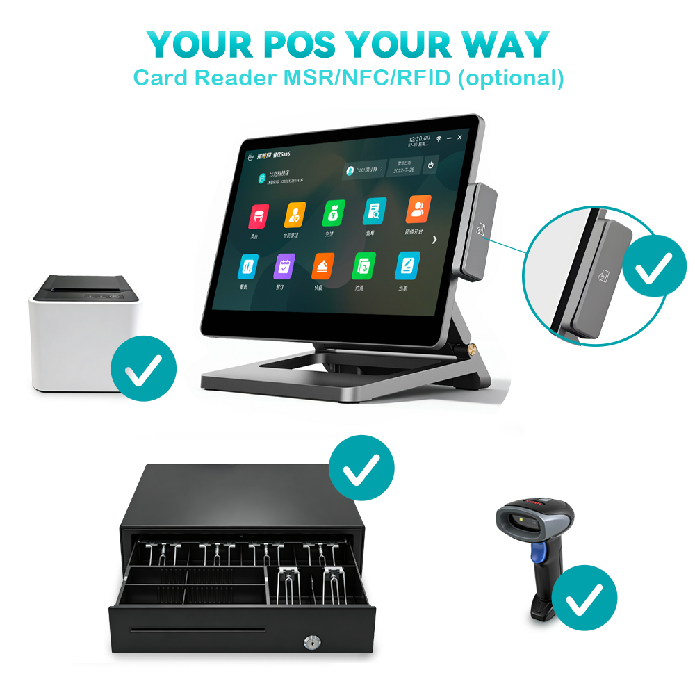 POSシステム オールインワン 15.6インチ タッチPOS - Pos Terminal Android のレビューと価格