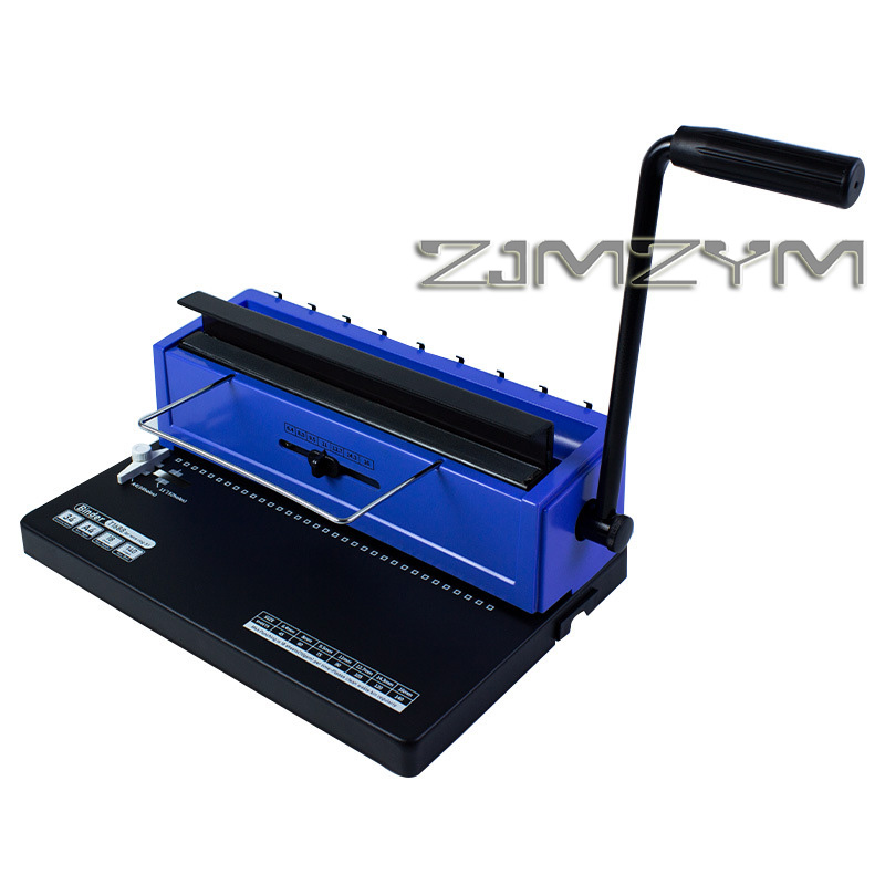 正方形/丸穴34穴鉄リング製本機、契約書入札書類パンチング製 - Binding Machine Comb のレビューと価格