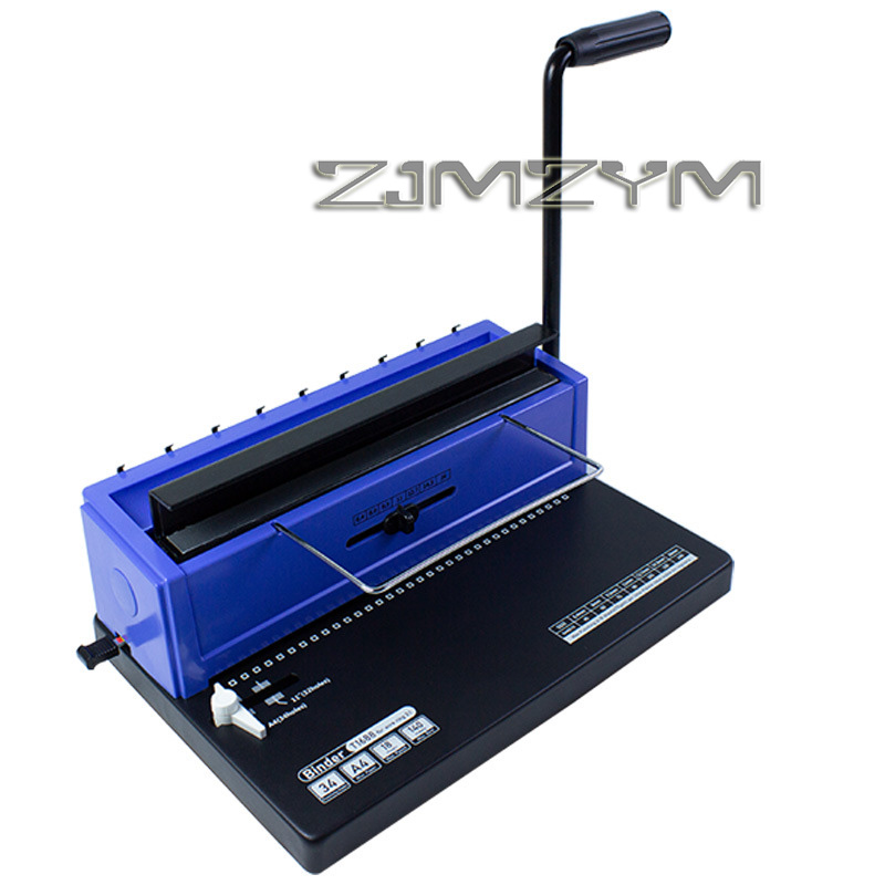 正方形/丸穴34穴鉄リング製本機、契約書入札書類パンチング製 - Binding Machine Comb のレビューと価格