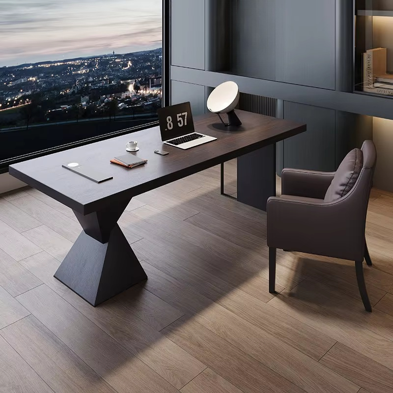 モダンなホームオフィス家具、木製、可愛いアート風コーナー、コ - Office Tech And Management のレビューと価格