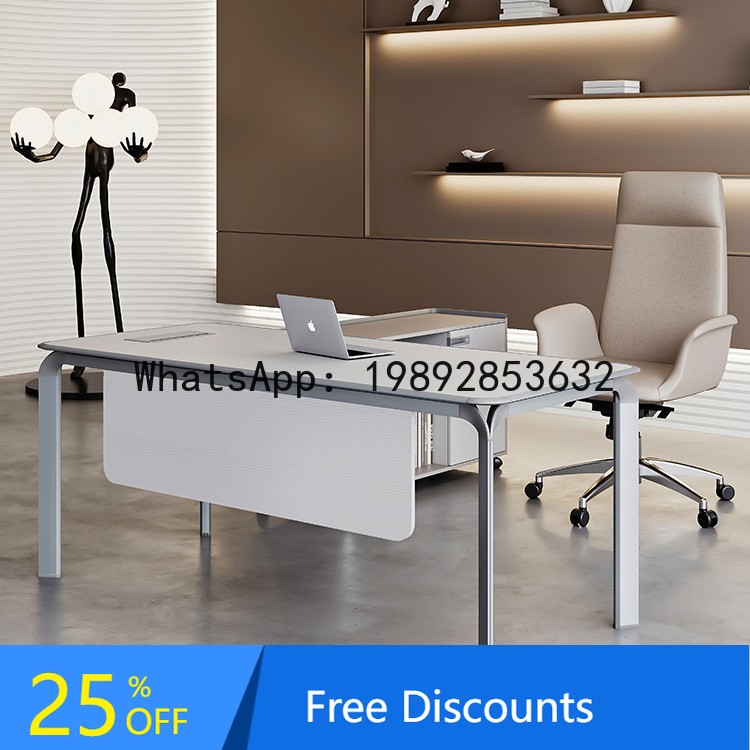 YFYオフィスデスク マネージャーデスク シンプルモダン ラ - Office Tech And Management のレビューと価格