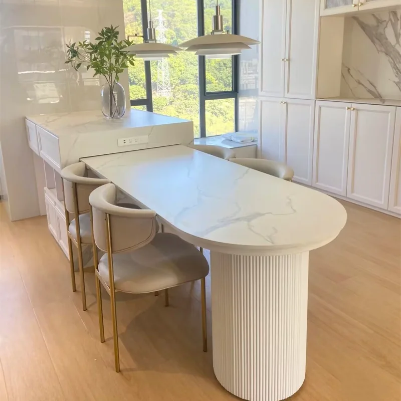 高級レトロモダンなダイニングチェア、ハイテクファブリック張り - High Tech Office Room のレビューと価格