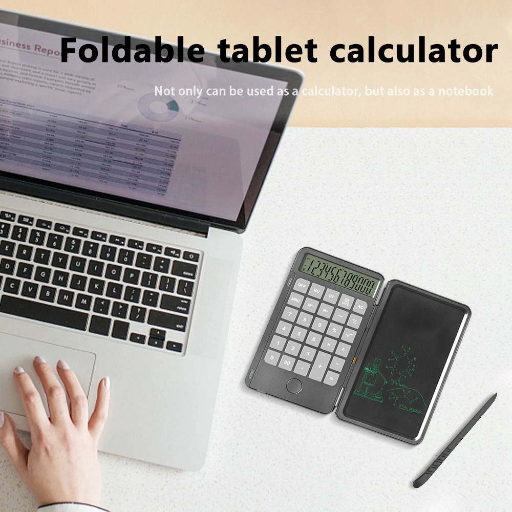 2in1関数電卓大画面ディスプレイ消去可能オフィスLCD描画 - Office Technology のレビューと価格