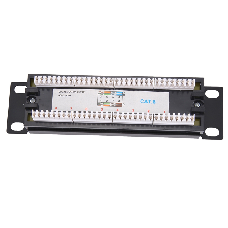CAT6 8ポートパッチパネルラックネットワーク 6.89イ - Patch Panel Cat6 のレビューと価格