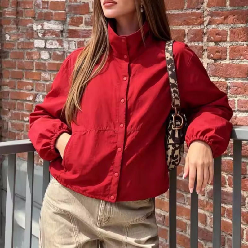 Guobioziy 2026年新作、女性用、スナップボタン付 - Office Tech Jacket のレビューと価格