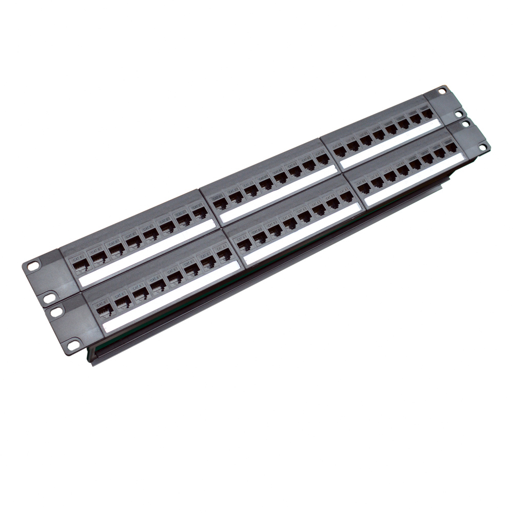 19インチ2uキャビネットパススルー48ポートcat6 Ca - Patch Panel Cat6 のレビューと価格