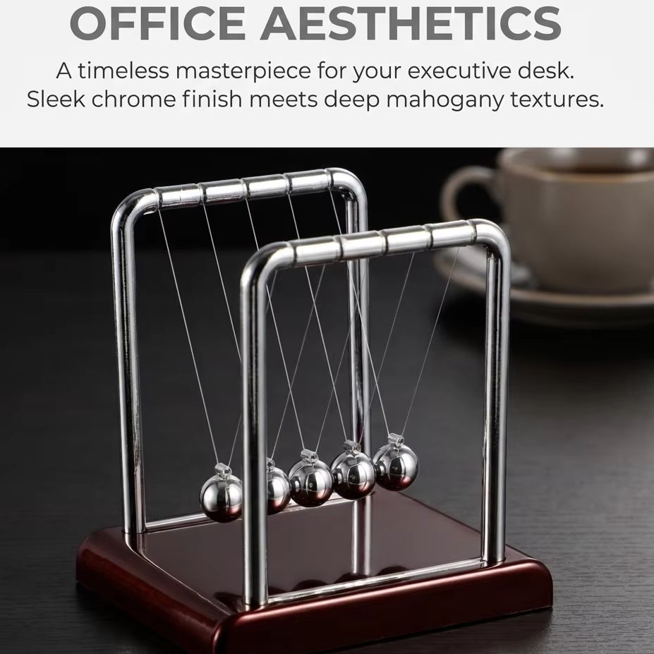 ニュートンクレードルバランス振り子ボール物理学科学玩具ホーム - Office Technology のレビューと価格